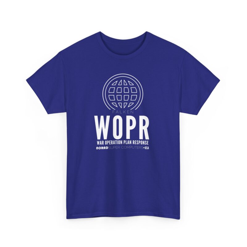 War Games:  WOPR War Operation Plan Response War Games T-Shirt - Image 47