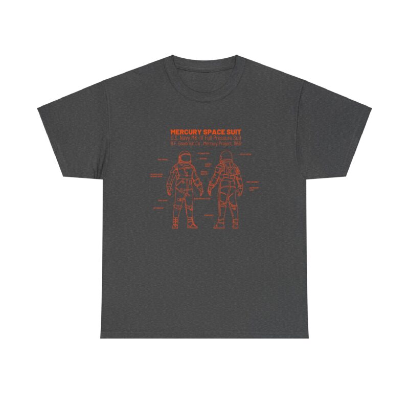 NASA Mercury Mark IV Space Suit T-Shirt - Image 29