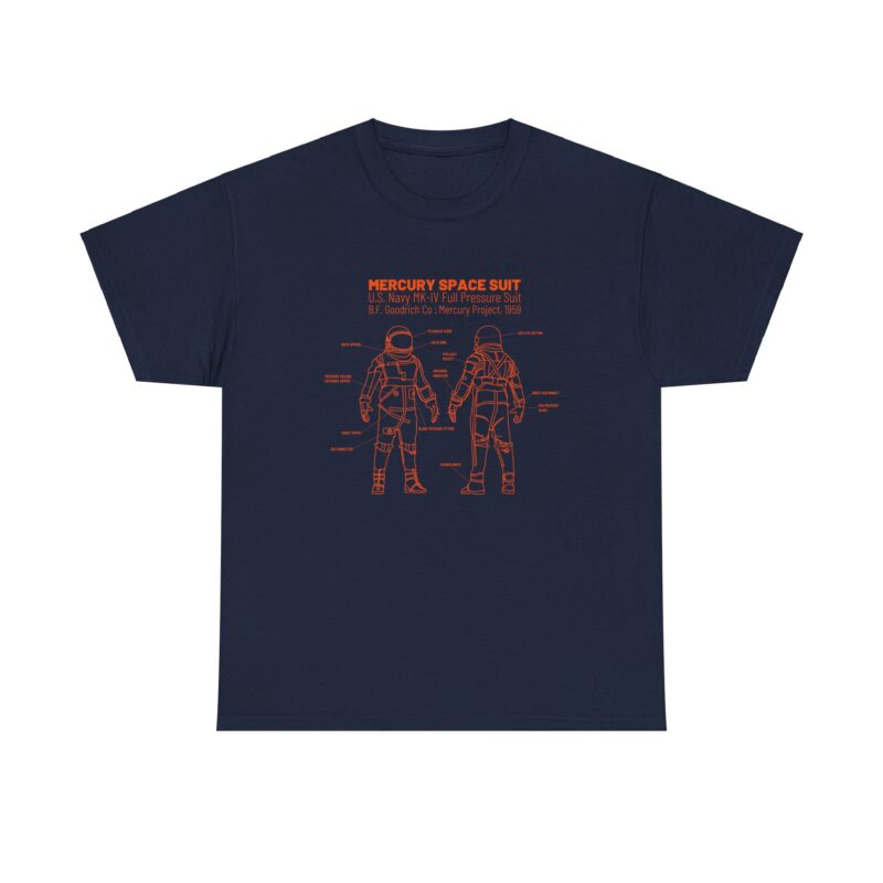 NASA Mercury Mark IV Space Suit T-Shirt - Image 37