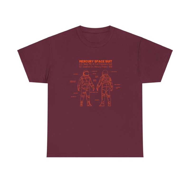 NASA Mercury Mark IV Space Suit T-Shirt - Image 13