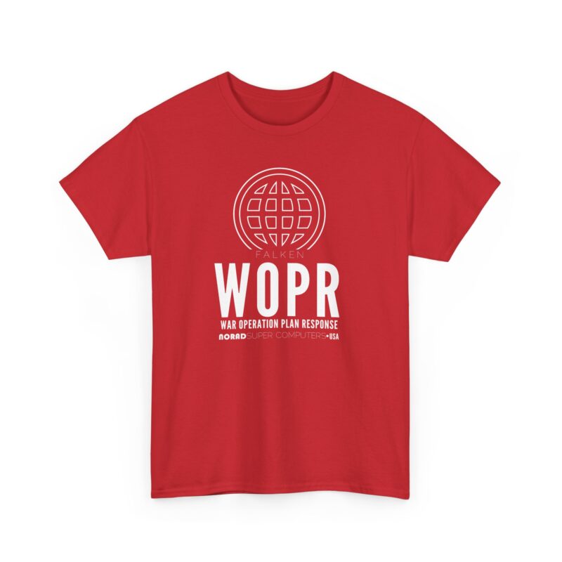 War Games:  WOPR War Operation Plan Response War Games T-Shirt - Image 35