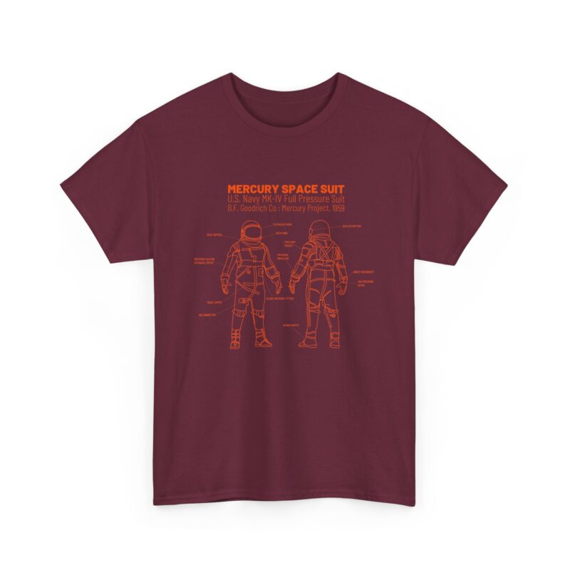 NASA Mercury Mark IV Space Suit T-Shirt - Image 15