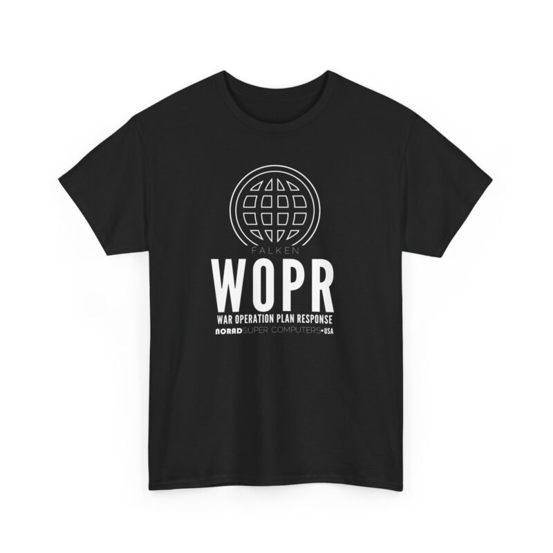 War Games:  WOPR War Operation Plan Response War Games T-Shirt - Image 3