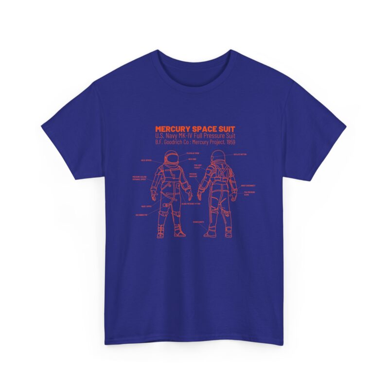 NASA Mercury Mark IV Space Suit T-Shirt - Image 43