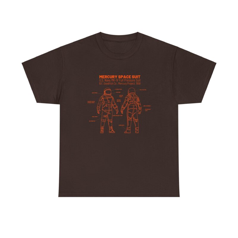 NASA Mercury Mark IV Space Suit T-Shirt - Image 17