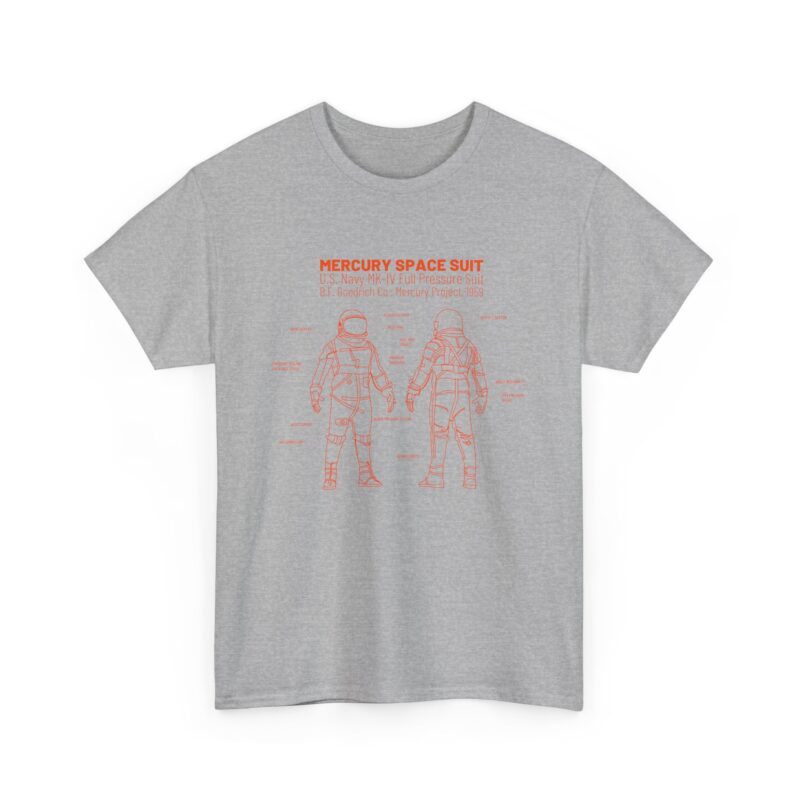 NASA Mercury Mark IV Space Suit T-Shirt - Image 11