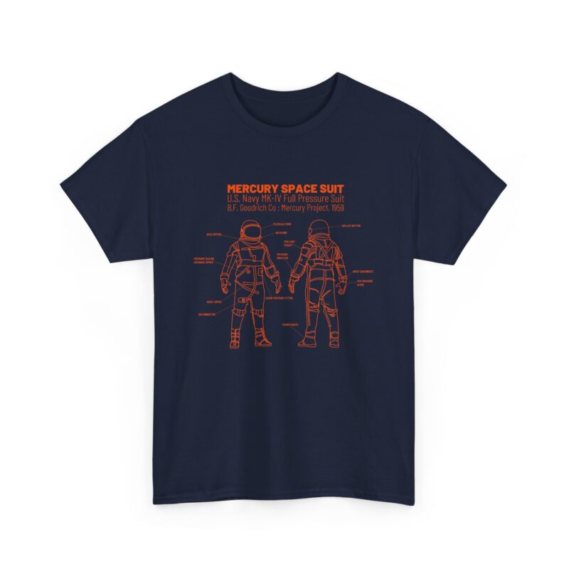 NASA Mercury Mark IV Space Suit T-Shirt - Image 39