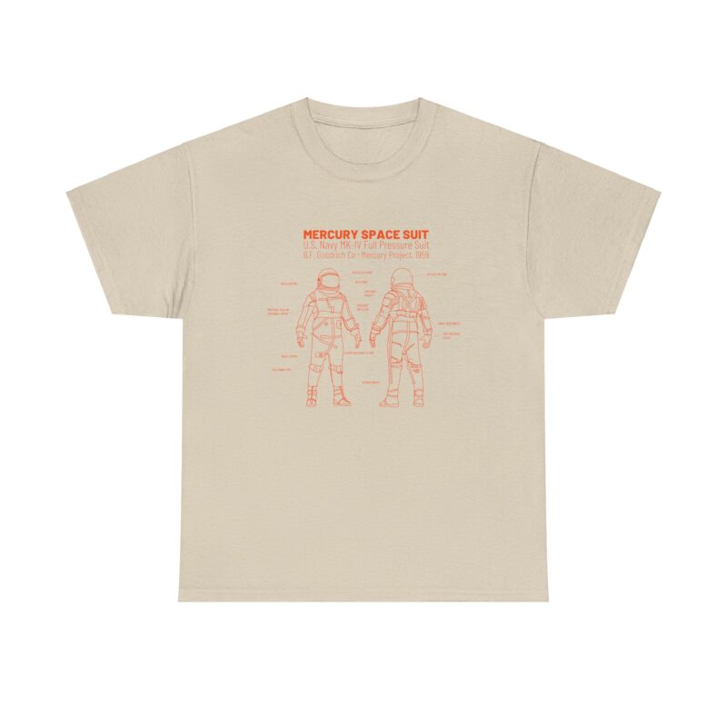 NASA Mercury Mark IV Space Suit T-Shirt - Image 5