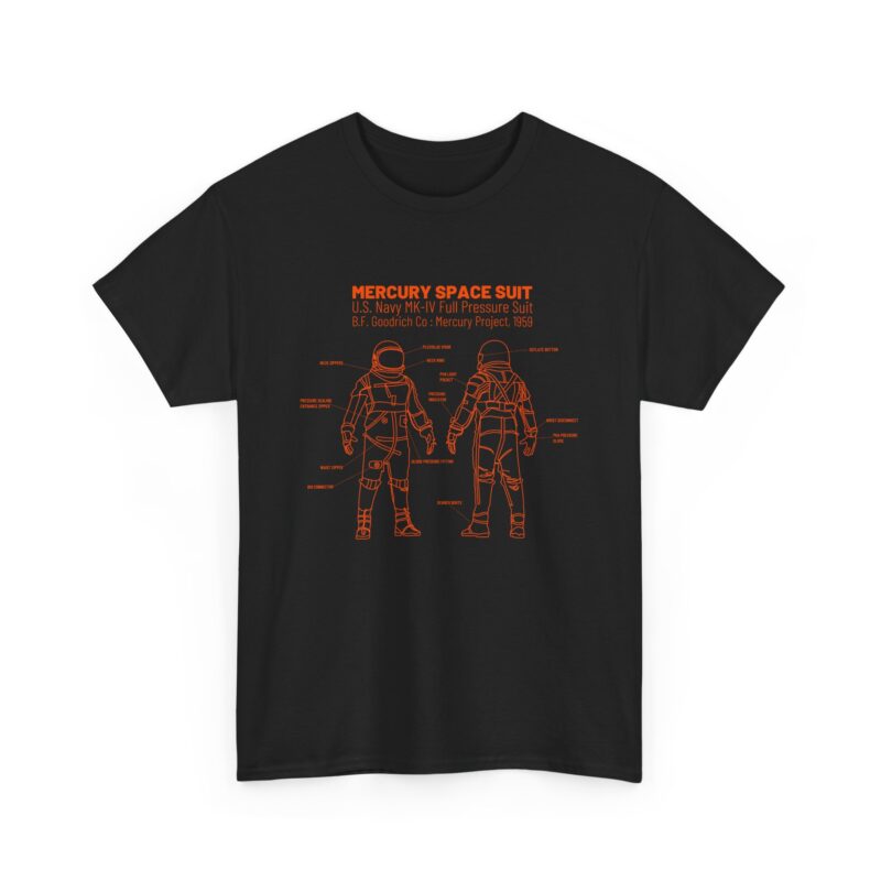 NASA Mercury Mark IV Space Suit T-Shirt - Image 3