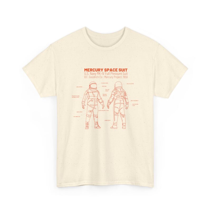NASA Mercury Mark IV Space Suit T-Shirt - Image 23