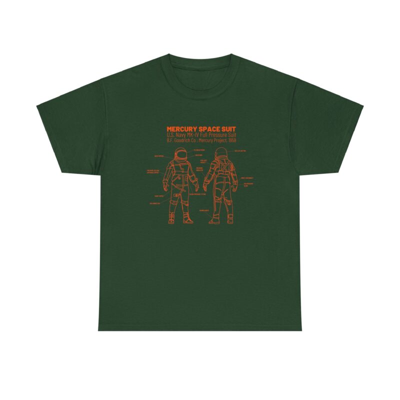 NASA Mercury Mark IV Space Suit T-Shirt - Image 25
