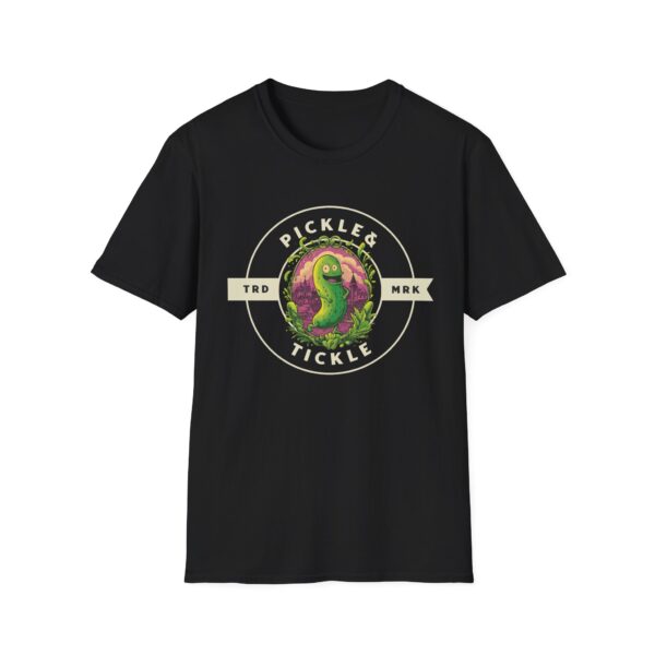11162798403647836519_2048.jpeg Pickle Tickle Graphic T‑Shirt — Retro Pickle Badge Tee
