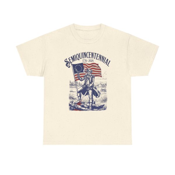 16348928065969876988_2048-1.jpeg Semiquincentennial 1776–2026 T-Shirt — Vintage Revolutionary War Flag Design Colonial Pipe