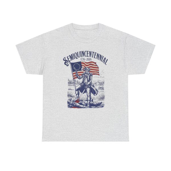 2813402747634019864_2048-3.jpeg Semiquincentennial 1776–2026 T-Shirt — Vintage Revolutionary War Flag Design Colonial Pipe