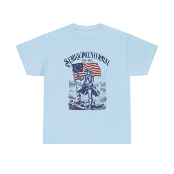 9370076042485243892_2048-1.jpeg Semiquincentennial 1776–2026 T-Shirt — Vintage Revolutionary War Flag Design Colonial Pipe